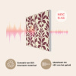 Abstract - Bladeren - Burgundy PET vilt klein 837 -USP_NL