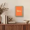 Oranje - Gebroken wit - Nice Light Box met kabel (Tafellamp) klein -sfeer2