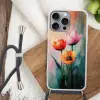 Dromerig - Bloemen - Verfijnde details Hoesje iPhone 16 Pro Max met koord klein -sfeer4