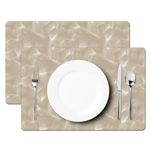 Organisch - Textuur - Beige Placemat vinyl groot 368 -zzsfeer2_Kitchenyeah-website