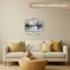 Abstract - Grijs - Goud - Modern Canvas - Meerluiken 2 luik klein -sfeer6-formaat-
