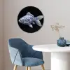 Porselein - Goudvis - Delfts - Blauw Fotolijst rond zonder passe partout klein -sfeer2