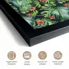Tropical - Bloemen - Bladeren - Jungle fotolijst zwart zonder passe partout klein -sfeer2