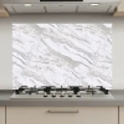 Marmer - Wit - Grijsgroen keuken achterwand spatscherm klein 900 -3d_website