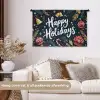 Feestelijk - Kerstgroet - Kleurrijk Wandkleed katoen middel -sfeer1