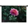 Blad - Chrysant - Roze - Schaduw Wandkleed katoen klein -zz3d
