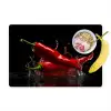Peper - Rood - Zwart - Water - Groente Placemat vinyl groot -zzzproduct_Kitchenyeah-website