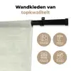 Krokodil - Leer - Ivoorwit Wandkleed katoen klein 269 -sfeer2