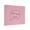 Tekstwolkje - BLAH BLAH BLAH - Roze PET vilt klein -3d