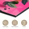 Bloemen - Verf - Roze aluminium wit klein -closeup_NL