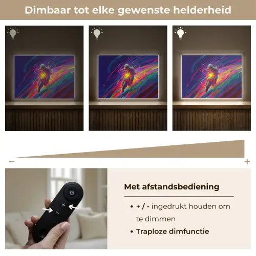 Crossmotor - Neonkleuren - Lijnen - Helm Light Box met batterij (Wandlamp kind) middel -USP_dimbaarNL