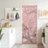 Amandelbloesem - Kunst - Van Gogh - Roze deurposter klein -sfeer5