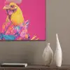 Haan - Kleurrijk - Kimono - Roze PET vilt klein -sfeer6_closeup