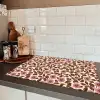 Bloemen - Bladeren - Kleurrijk Inductie beschermer vinyl 3mm klein 276 -sfeer3