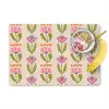 Love - Patroon - Bloemen - Hartjes Placemat vinyl groot 368 -zzzproduct_Kitchenyeah-website