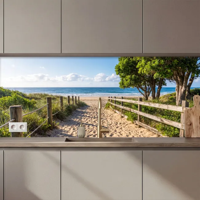 Keuken achterwand - Strand - Zandpad - Oceaan - Natuur