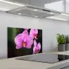 Roze orchidee keuken achterwand spatscherm klein -3d_schuin