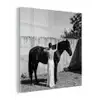 Vrouw - Paard - Artistiek plexiglas 5mm klein -z3d