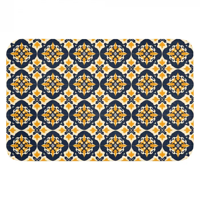 Patroon - Siertegel - Kleurrijk WCmat klein 1009 -3d