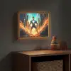 Superhelden - Kinderen - Jongens Light Box met batterij (Wandlamp kind) middel -sfeer5_kind