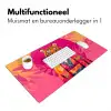 Tijger - Kimono - Planten - Roze Muismat XXL klein -sfeer4