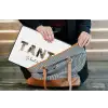 Tante - Lettercollage laptophoes neopreen klein -tas