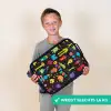 Patroon van monsters Kinderkoffer - Zwart klein -sfeer4_NL