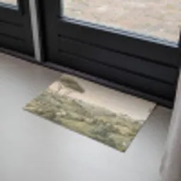 Landschap - Heuvels - Zandpad - Groen Deurmat klein -sfeer2