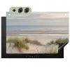 Zandstrand - Bewolkt - Duinen Inductie beschemer met haakjes klein -3d