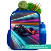 Spectrum speedster Kinderrugzak - Blauw middel -inhoud_NL