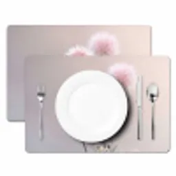 Bloemen - Bollen - Roze Placemat vinyl groot -zzsfeer2_Kitchenyeah-website
