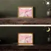 Goud - Marmer - Roze Light Box met kabel (Tafellamp) klein -sfeer3