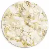 Warm - Gouden - Marmer - Patroon Wandcirkel plexiglas klein 852 -3d
