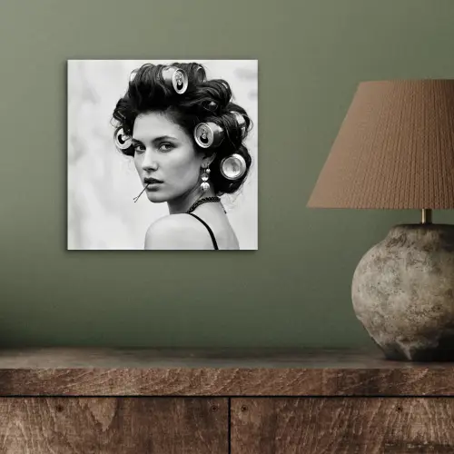 Edgy - Vrouw - Zwart - Wit aluminium wit klein -sfeer2