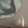 Astronaut - Kat - Glas - Stoel Akoestische PET Vilt - Rond klein -sfeer5_closeup