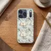 Botanisch - Zangvogel - Blauw Telefoonhoesje iPhone 17 Pro klein 878 -sfeer1