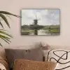 Molen - Willem Roelofs - Oude meesters - Kunst canvas 2cm klein -sfeer1