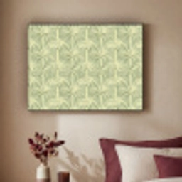Palmwoud - Tropisch - Groen Textielframe zwart klein 947 -sfeer1