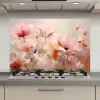 Bloemen - Watercolor - Roze - Abstract - Kunst keuken achterwand spatscherm klein -3d_website