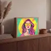 Zonnebril - Vrouw - Zonnig - Geel Light Box met batterij (Wandlamp) middel -sfeer2