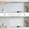 Grafisch - Patroon - Modern keuken achterwand spatscherm klein 900 -voor_na_FR