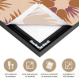 Ornament - Patroon - Oker Textielframe zwart klein 947 -USP_feed_closeupNL