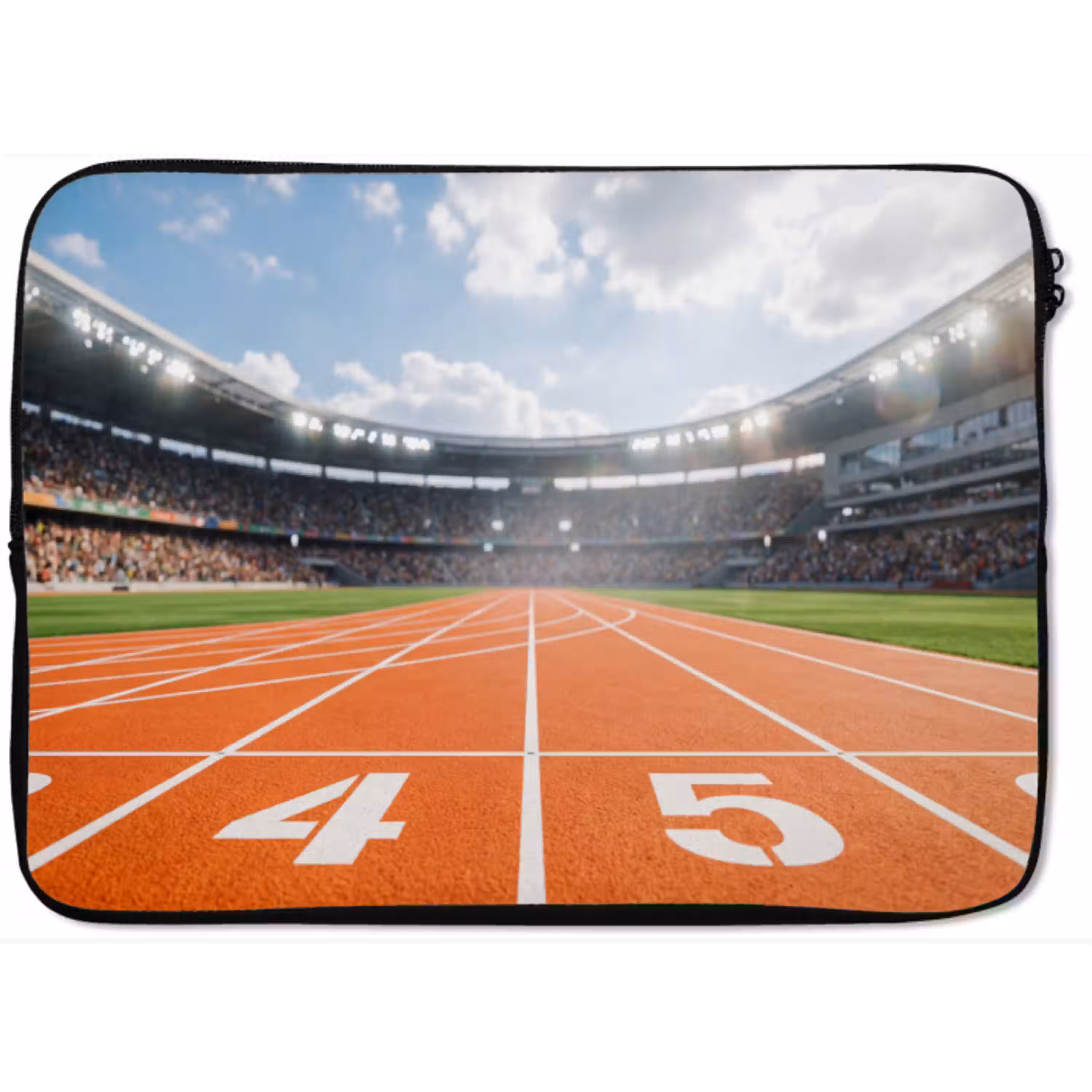Sintelbaan - Stadion - Sport -Oranje laptophoes neopreen klein -zkaufland3dotto