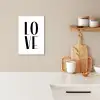 Liefdeslettertypografie KitchenYeah - Keuken - Canvas klein -sfeer1