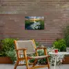 Beekje - Landschap - Margriet Tuinposter op houten frame 2 cm dik klein -sfeer3
