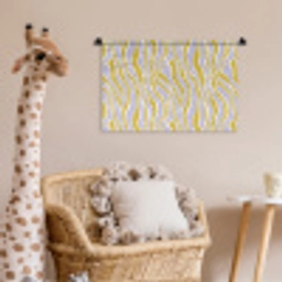 Zebra - Modern - Meerkleurig Wandkleed katoen klein 269 -wsfeer5_kind