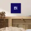 Blauw - Why not - Minimalistisch aluminium wit klein -sfeer3