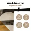 Abstract - Goud - Grijs - Vormen - Geometrisch Wandkleed katoen klein -sfeer2