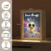 Alien - Ruimte - Geel - Planeten Light Box met kabel (Kinderlampje) klein -USP_NL