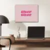 Bisou - Roze - Dikke letters PET vilt klein -sfeer5